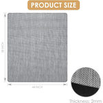 44" x 58" Heavy Duty Non-Curve Desk Chair Mat