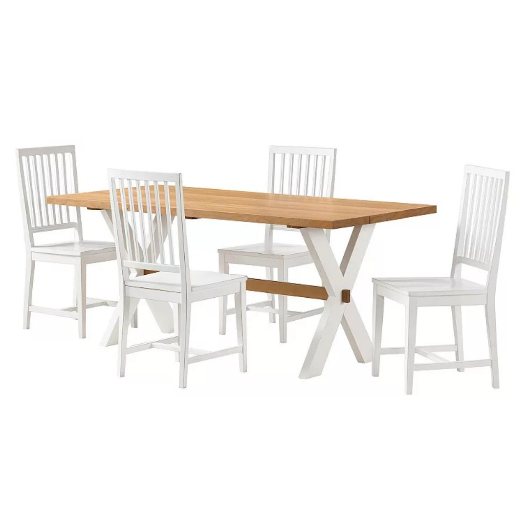 5-Piece Alaterre Chelsea Dining Set With 72" Table And 4 Chairs + $100Kohls Rewards