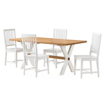 5-Piece Alaterre Chelsea Dining Set With 72" Table And 4 Chairs + $100Kohls Rewards
