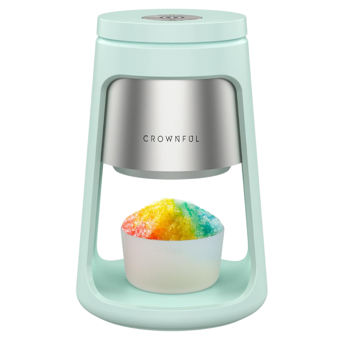 Electric Shaved Ice Machine With Stainless Steel Blades & Ice Cups