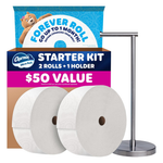 Charmin Ultra Soft Forever Roll Starter Kit W/1 Holder & 2 Rolls