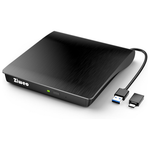 Ziweo Portable USB 3.0 Type-C External CD/DVD Drive