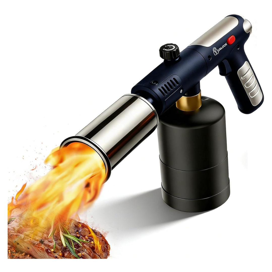 Powerful Propane Torch Gun With Adjustable Flame & Safety Lock