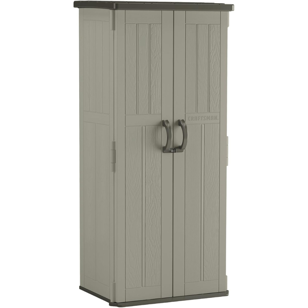 Craftsman Vertical Storage Shed (Dovetail Gray)