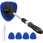 AstroAI Extendable Windshield Cleaner With 4 Microfiber Pads