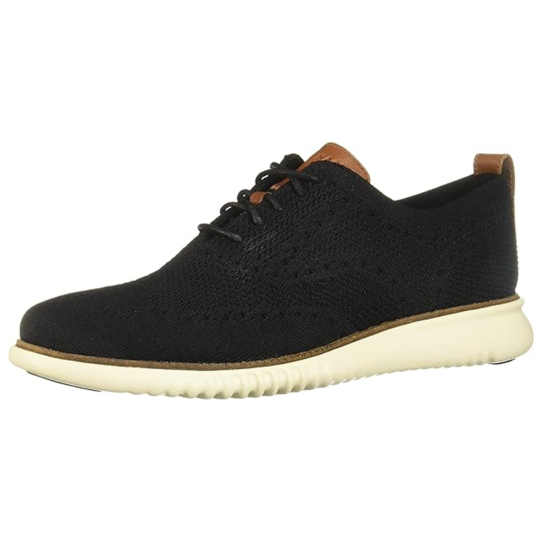 Cole Haan Men's 2.Zerogrand Stitchlite Oxford (Black/Ivory)