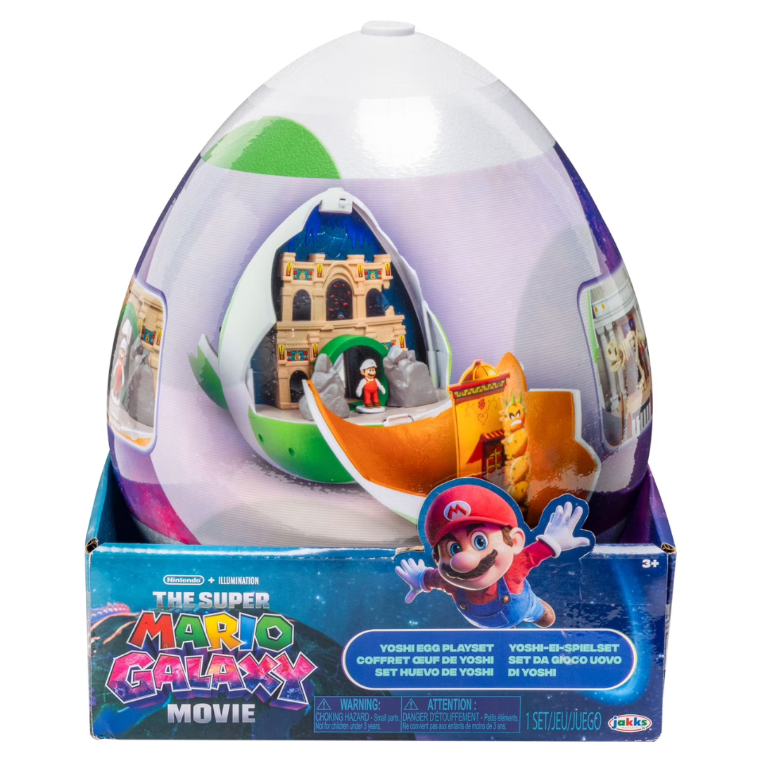 The Super Mario Galaxy Movie 9" Yoshi Egg Playset