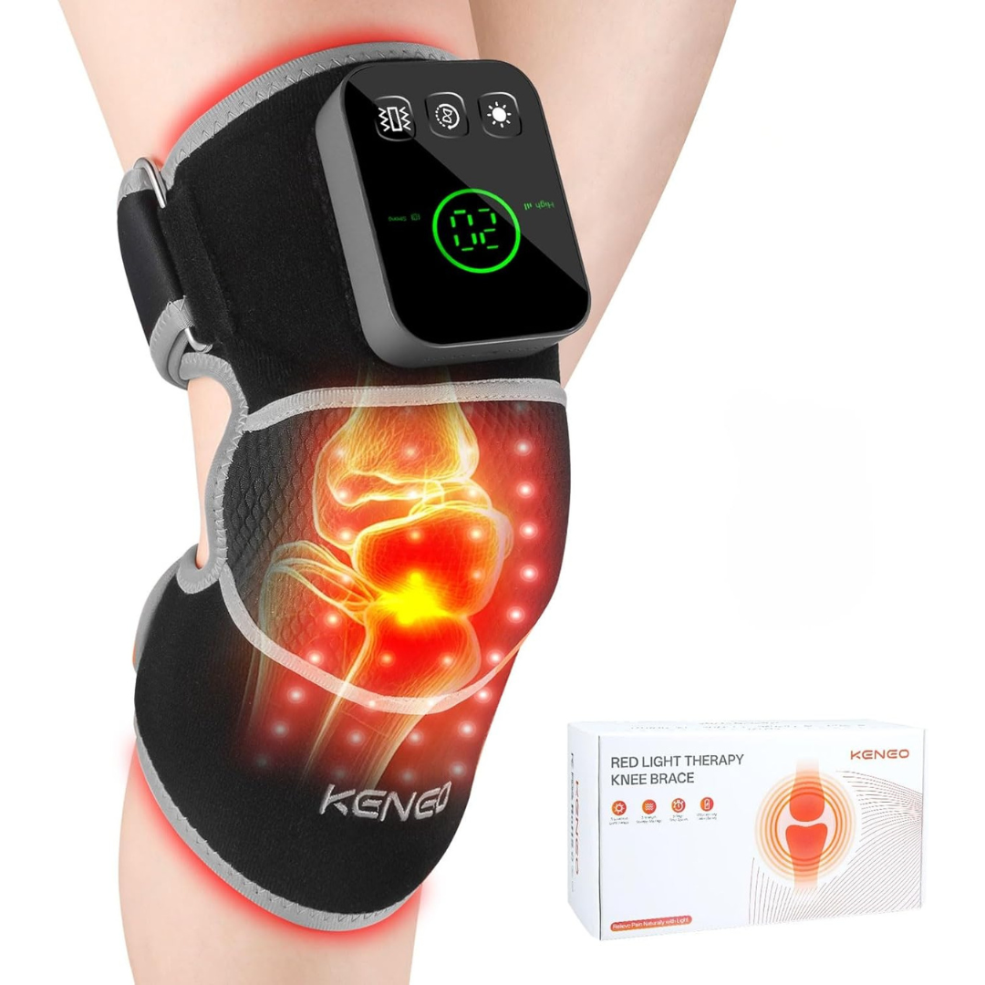 Red Light Therapy Knee Brace With Vibration Massage