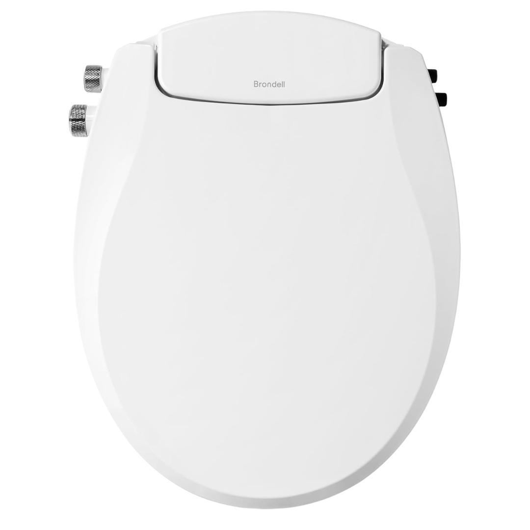 Brondell S102 Bidet Toilet Seat W/ Warm Water
