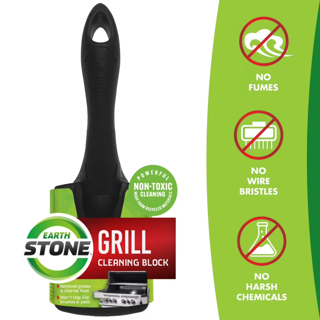 EarthStone Grill Cleaning Block with EZ-Grip Handle