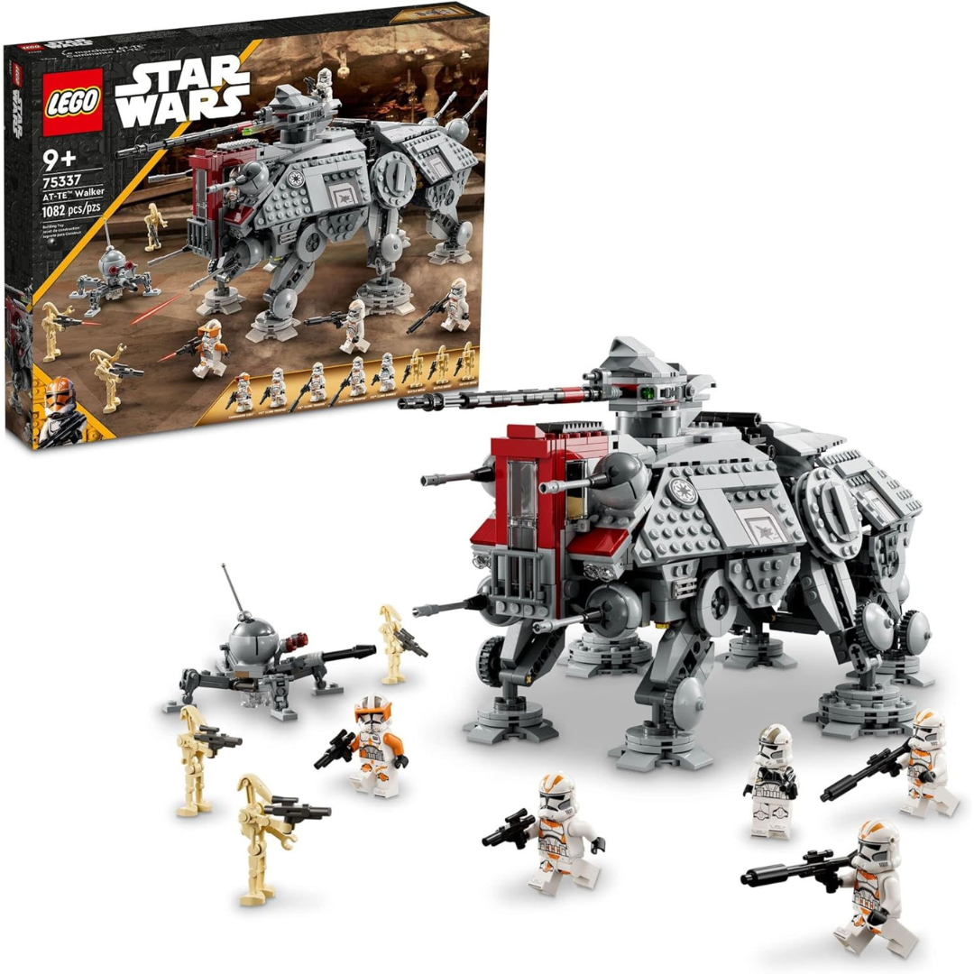 1082-Pieces LEGO Star Wars AT-TE Walker Toy Set (75337)