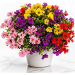 8 Bundles Faux Silk Weather Resistant Artificial Flowers
