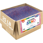 25 lb Bottle 100% Natural Colored Celebration Craft Sand