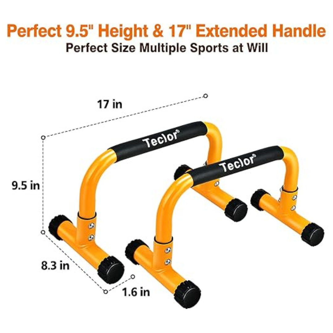 Heavy Duty No Wobbling L-Sit & Dip Parallel Bars Stand