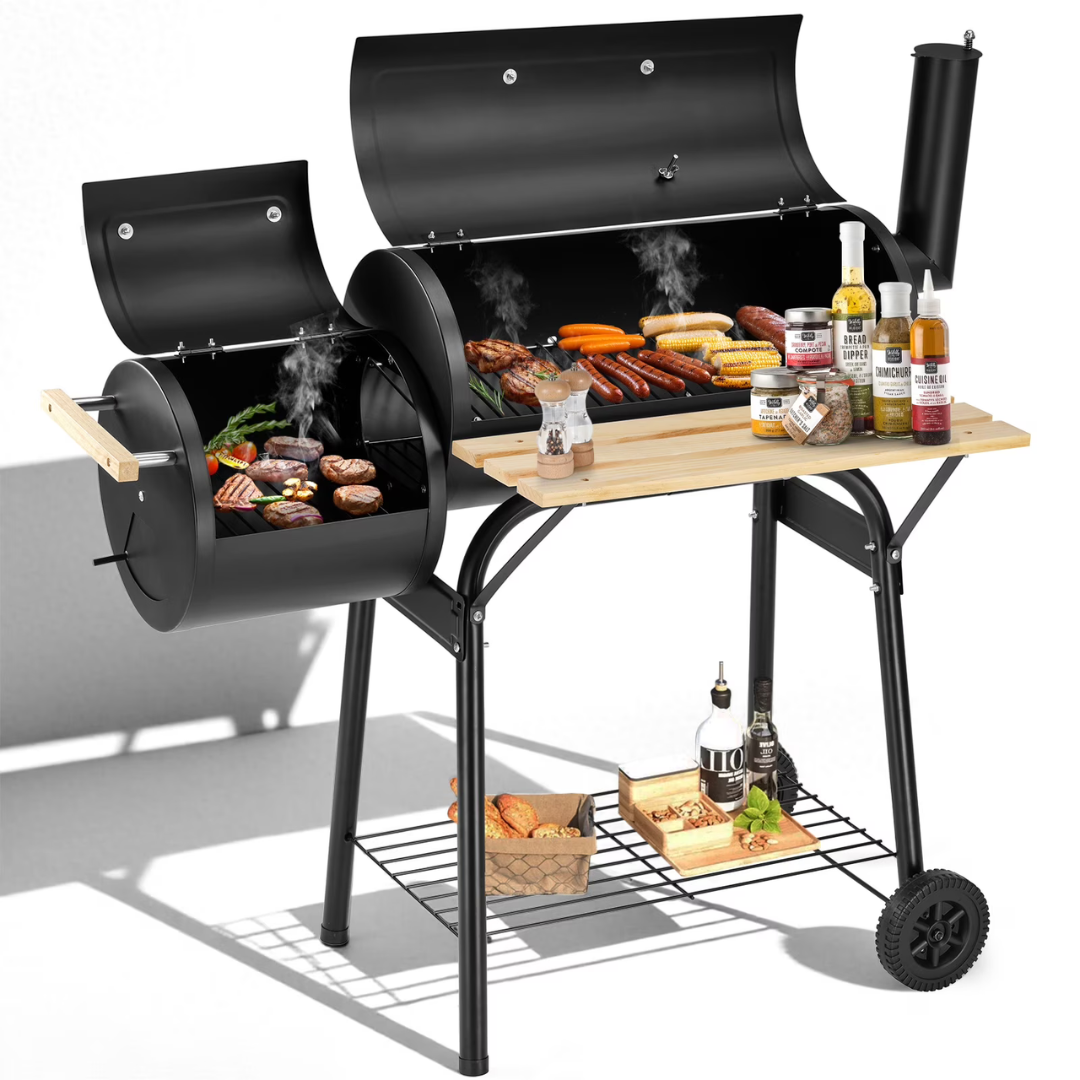 45.28" Segmart Portable Length Barbecue Grill with Wheels