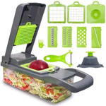 16-in-1 Multifunctional 8-Blades Food Chopper with Container