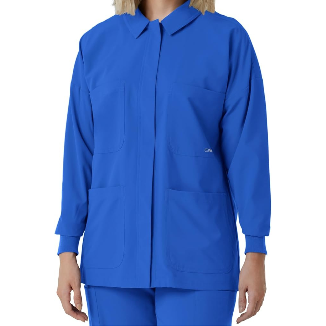 Wink NURTUR Women's Scrub Shirt Jacket (Royal)