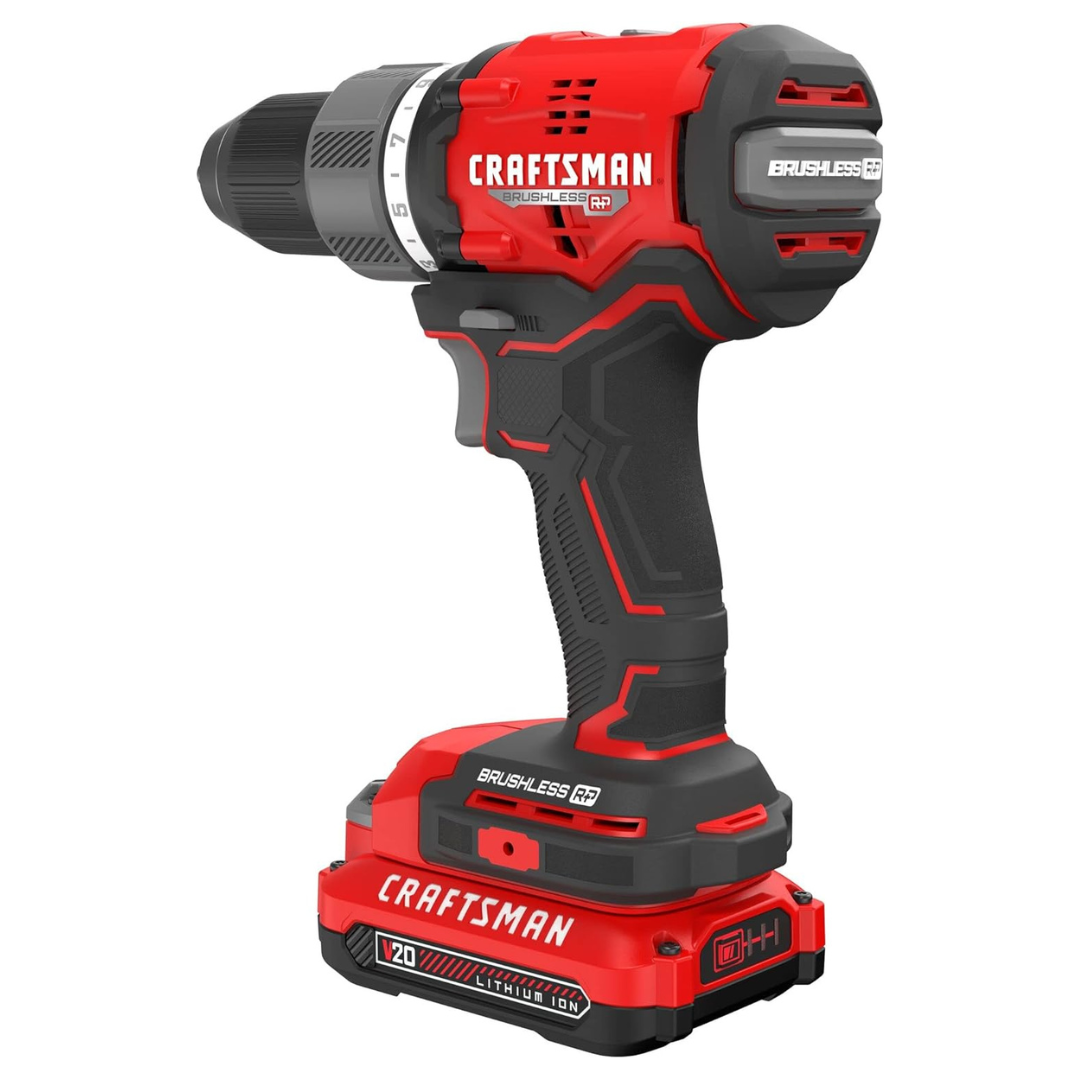 Craftsman RP+ Brushless Drill/Driver Kit With 2 Batteries & Charger