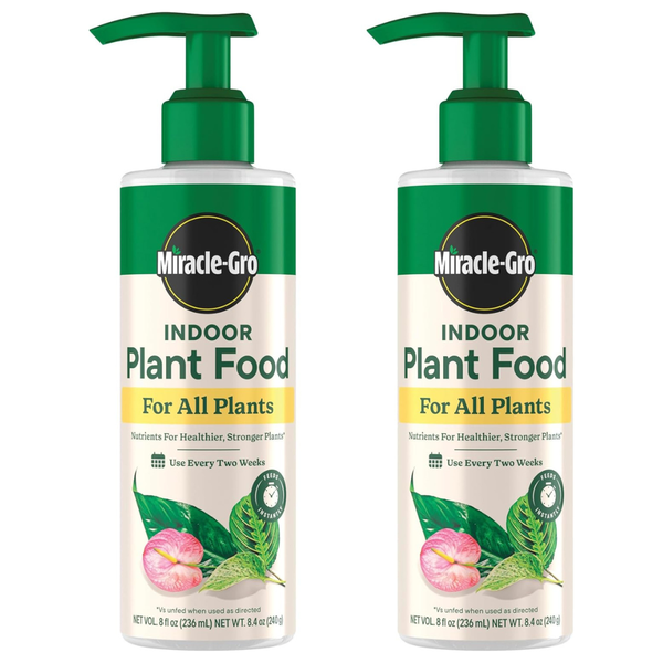 2-Pack 8oz Miracle-Gro Indoor Plant Food For All Plants