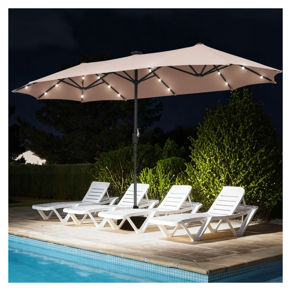 Sol 72 Outdoor Hopkinton 13FT Rectangular Market Umbrella