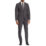 SAVILE ROW CO Brixton Two Button Notch Lapel Extra Trim Suit