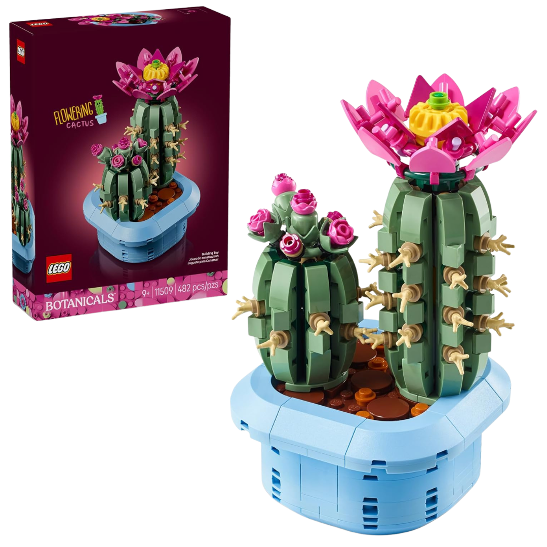 482-Piece LEGO Botanicals Flowering Cactus Building Toy (11509)