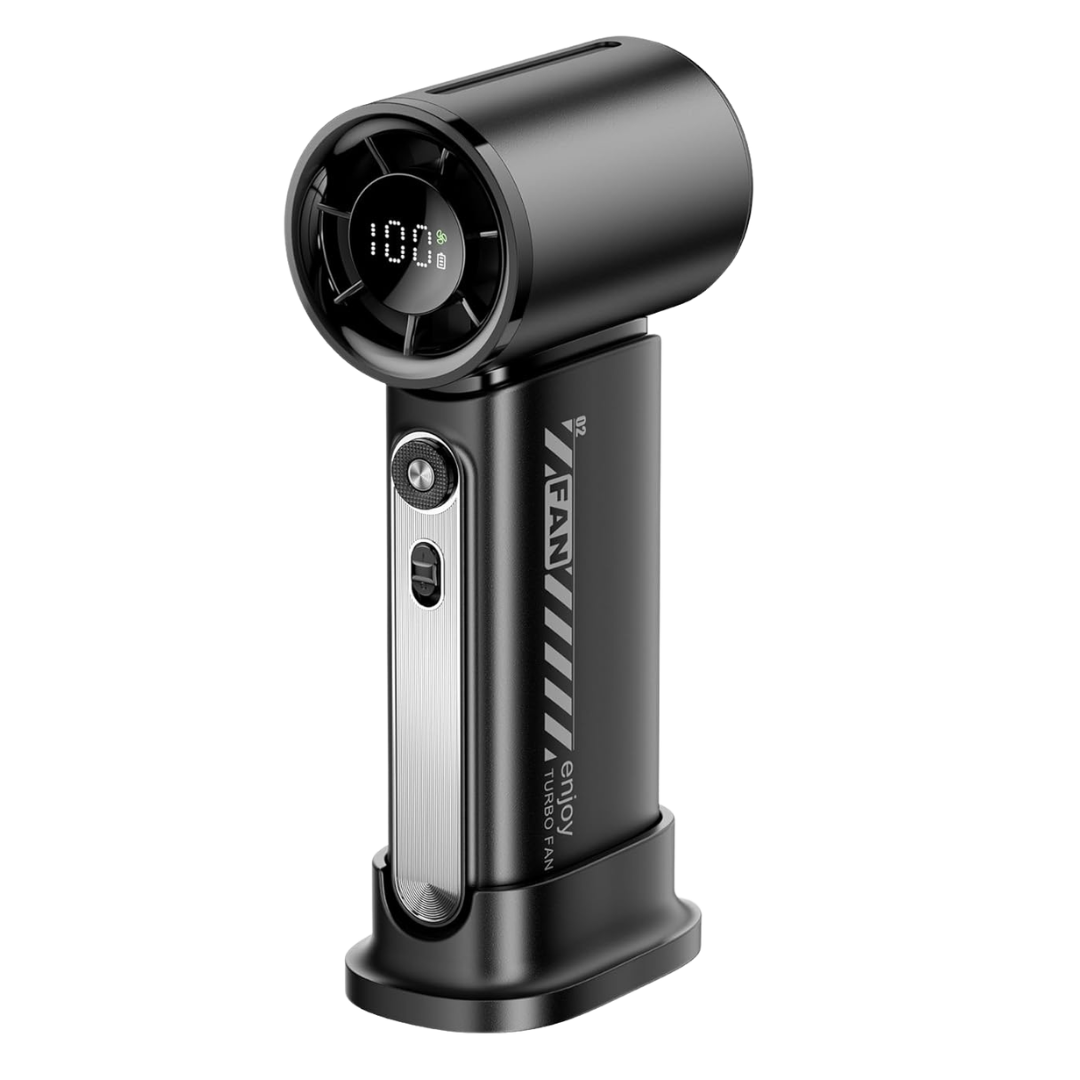 19000 RPM High Speed Handheld 100 Speeds Mini Turbo Fan