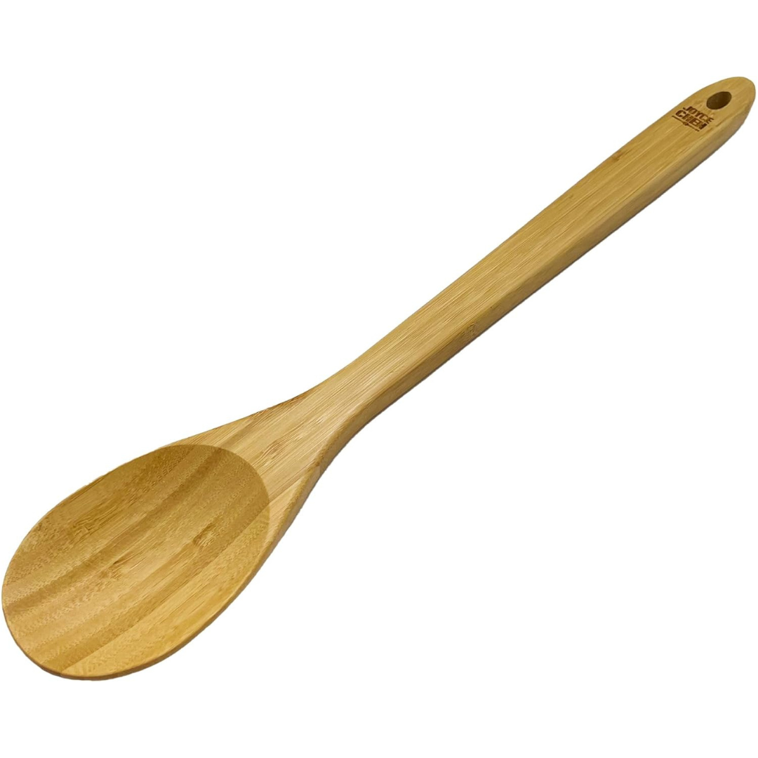 Joyce Chen 18'' Burnished Bamboo Mixing Spoon