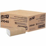 16-Pack Genuine Joe Multi-Fold Natural Paper Towels