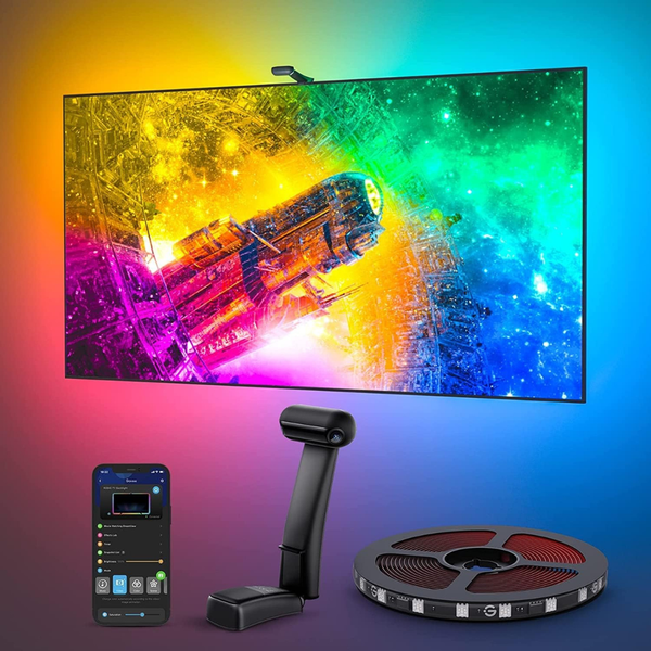 11.8ft Wi-Fi TV LED Backlight W/ Dual Cameras