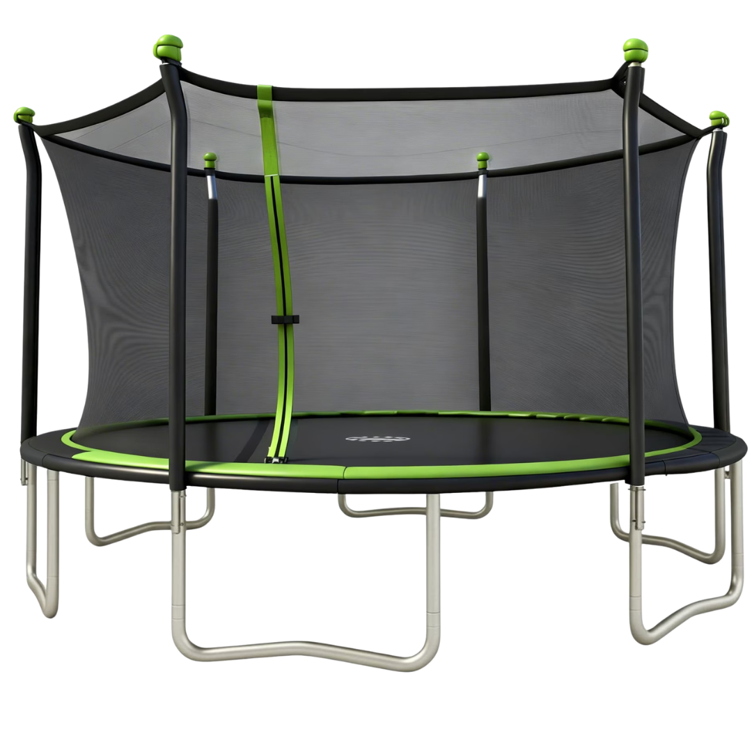 Sportspower 14ft Round Outdoor Trampoline With Safety Enclosure Net