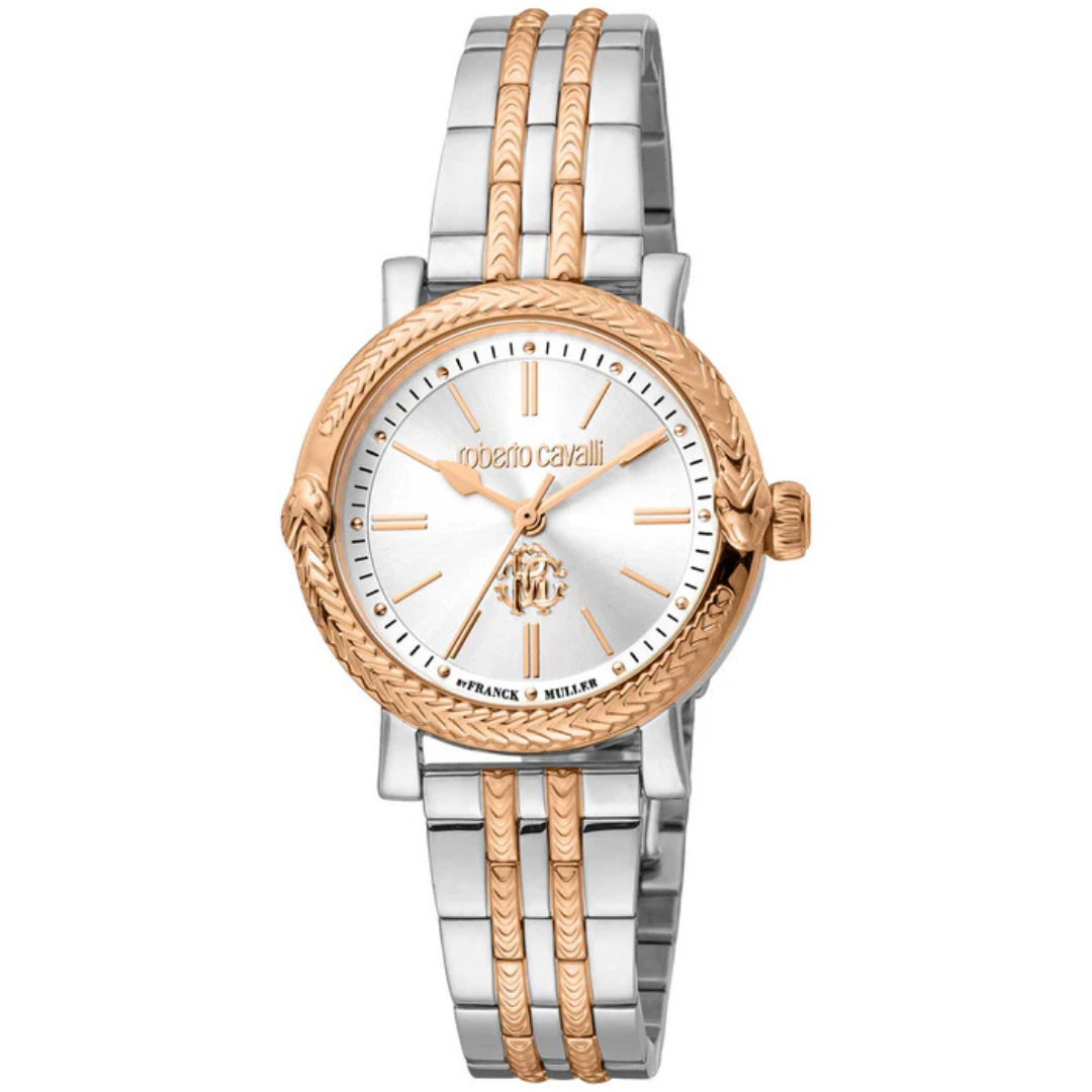 Roberto Cavalli by Franck Muller Quartz Silver Dial Women's Watch