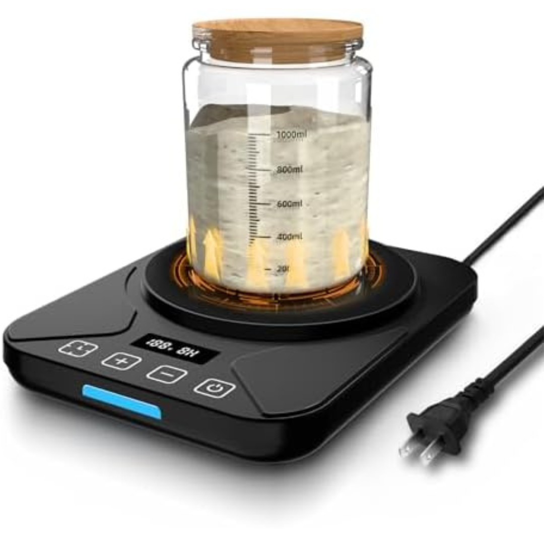 Sourdough Starter Warmer Mat with 24H Timer & Thermostat Control