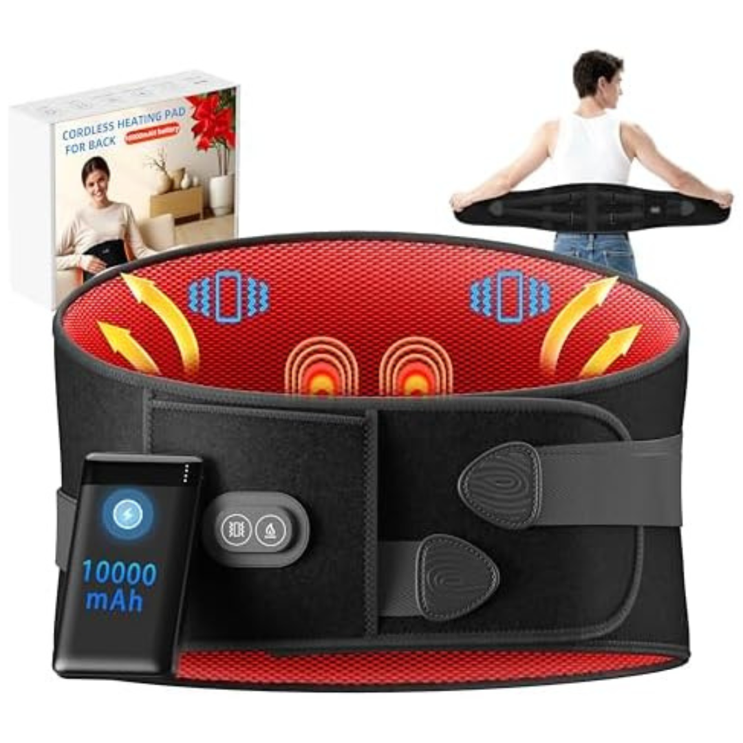 10000mAh Portable Heating Pad Lower Back Massager