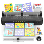 13" Kejector Laminator Machine W/ 50-Count Laminating Sheets & Corner Rounder