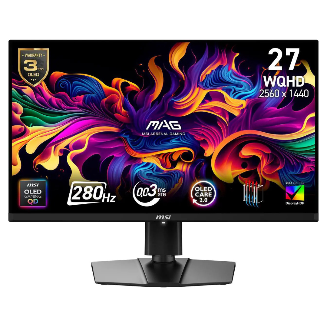 27" MSI MAG 271QP X28 QHD 280Hz 0.03ms HDR Freesync Gaming Monitor