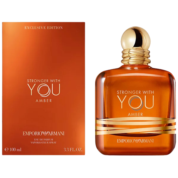 3.3 oz. Armani Emporio Men's Stronger With You Amber Amber EDP Spray