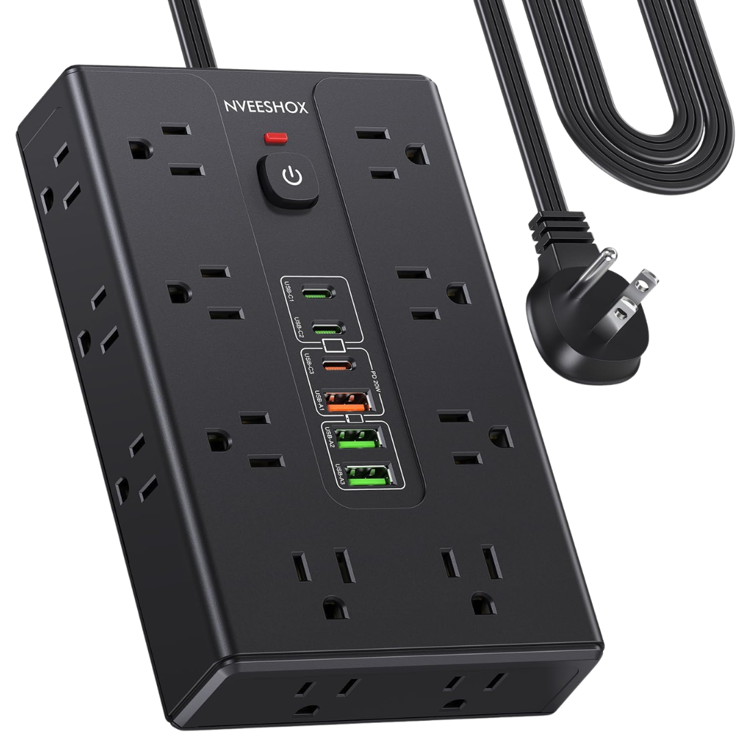22 In 1 Surge Protector Power Strip With Surge Protection