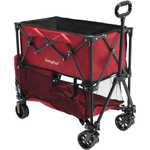 Sunnyfeel 47" L Double Decker Collapsible Wagon Cart (270L Capacity)
