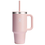 32-Oz Hydro Flask Insulated Stainless Steel Tumbler W/ Handle Lid & Straw