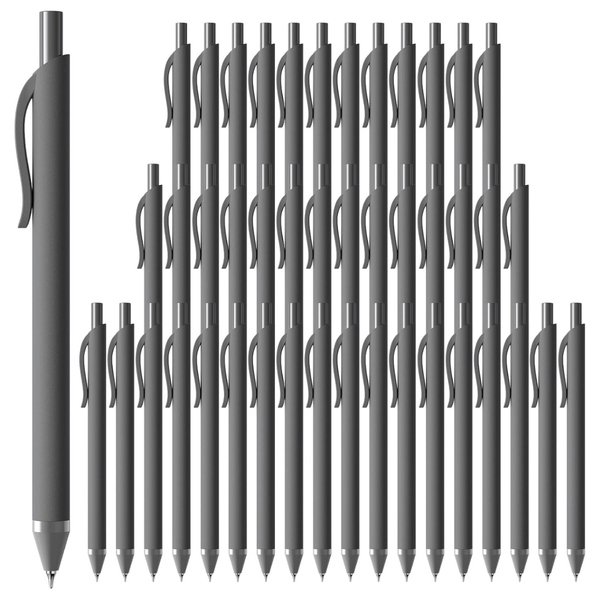 44-Pack Quick-Dry Retractable Black Gel Pens