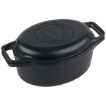 Victoria 6-Quart Cast Iron Oval Dutch Oven