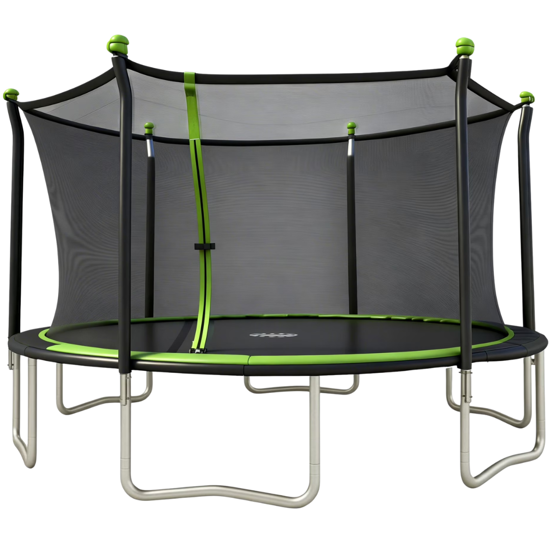 Sportspower 14ft Round Outdoor Trampoline With Safety Enclosure Net