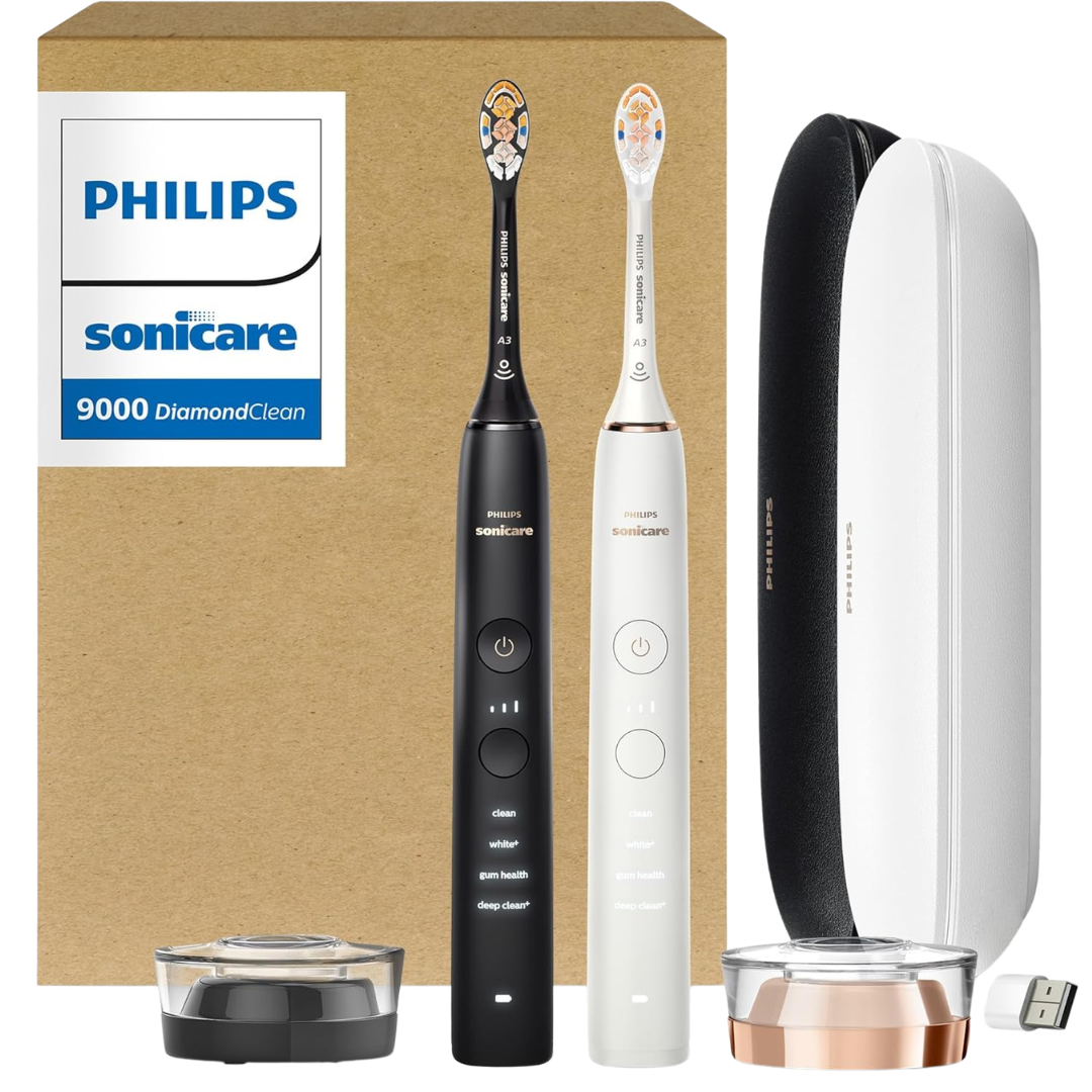 2-Pack Philips Sonicare DiamondClean Connected Electric Toothbrush (2 Colors)