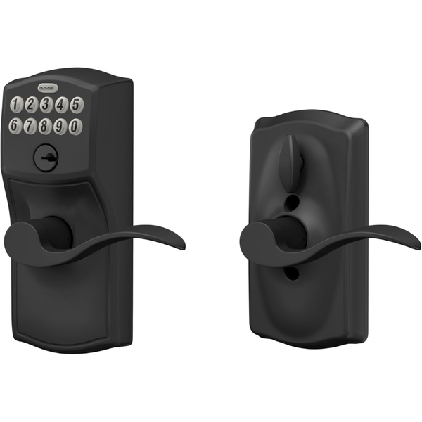 Camelot Keypad Lock With Lever Handle, Electronic Keyless Door Entry