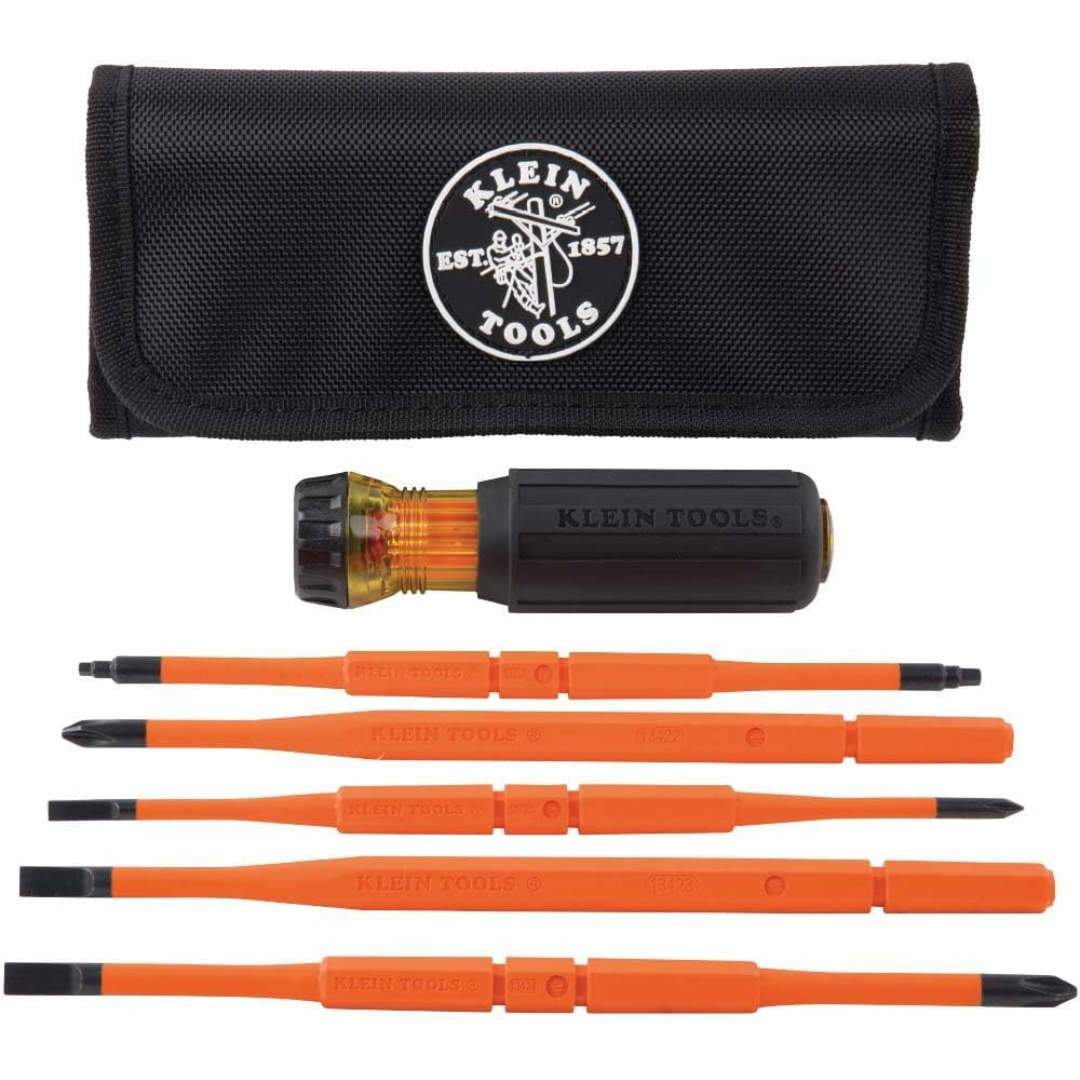 Klein Tools 8-in-1 Insulated Interchangeable Screwdriver Set (32288)