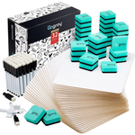 32-Pack Mini Whiteboards With Markers & Erasers