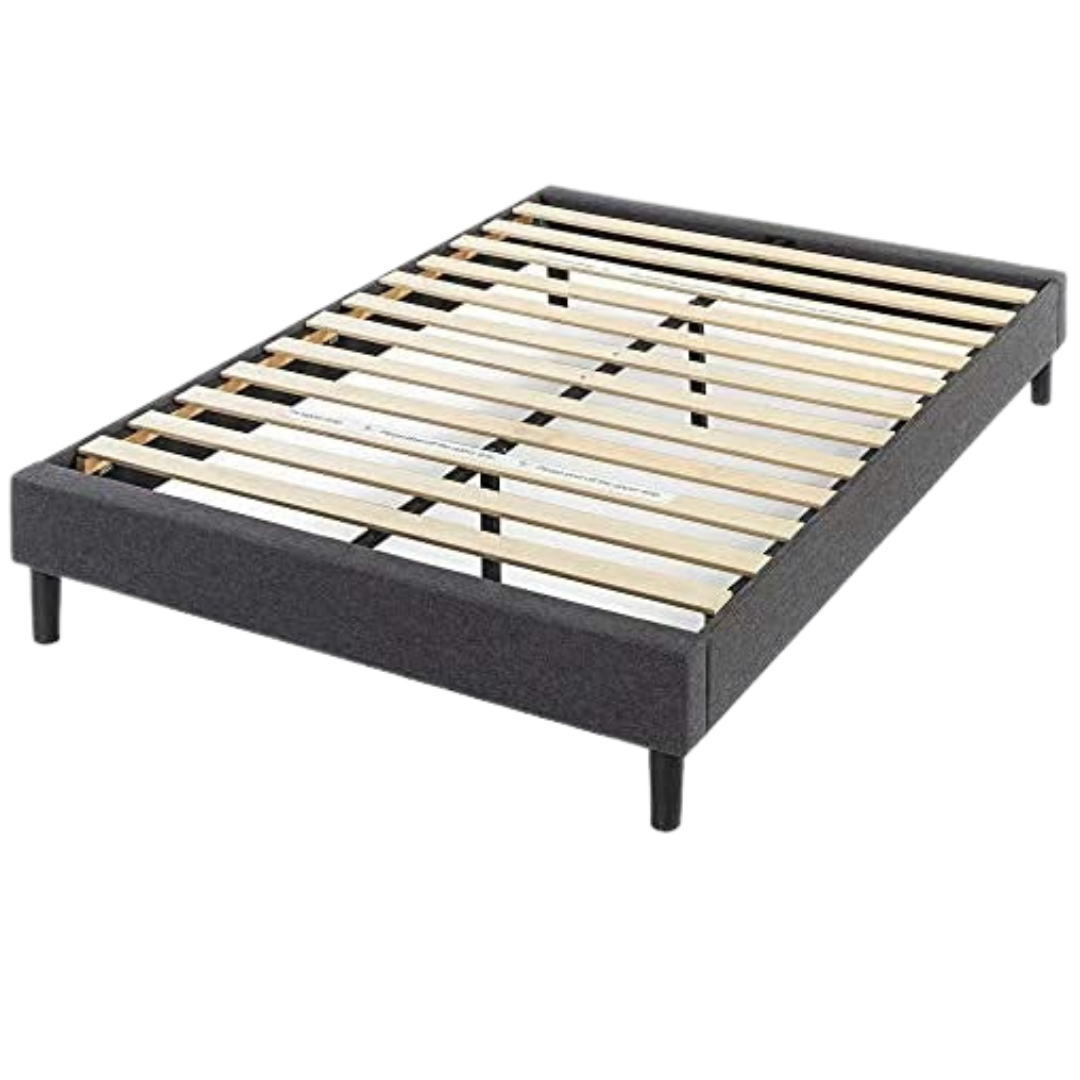 ZINUS Curtis Upholstered Queen Bed Frame