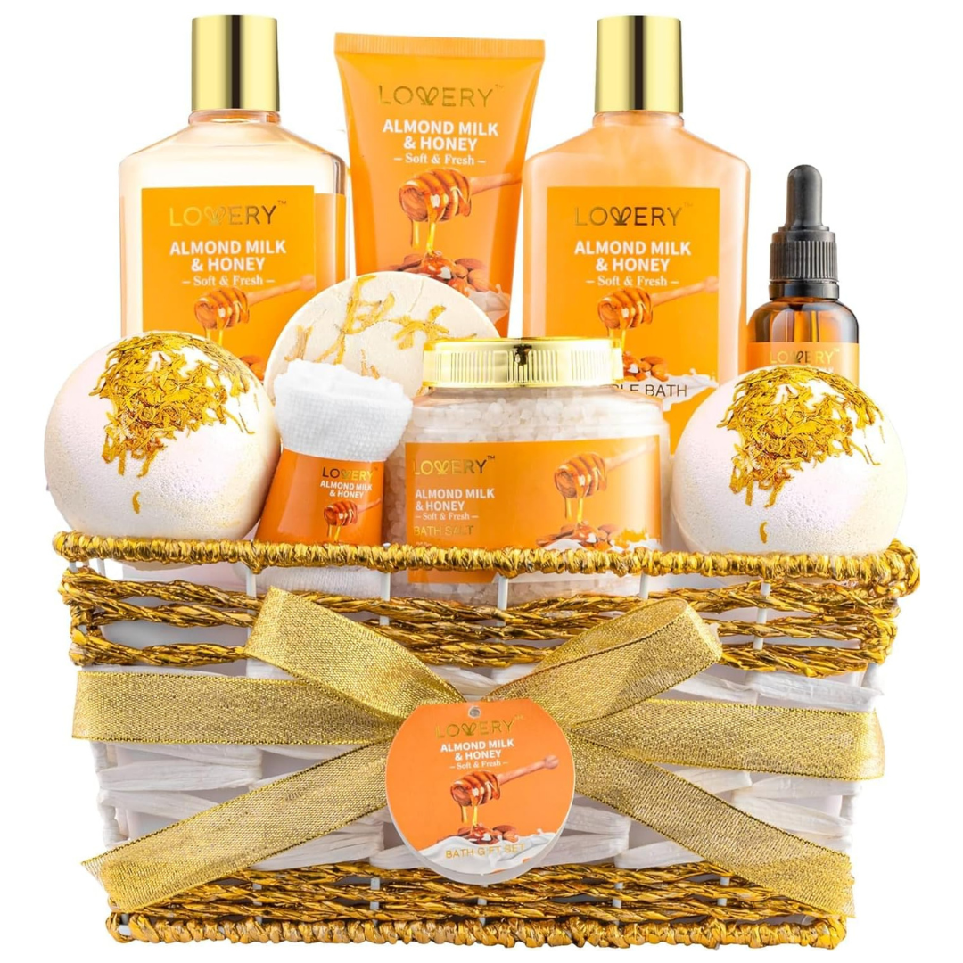 10-Piece Women's Almond Milk & Honey Beauty & Personal Care Set