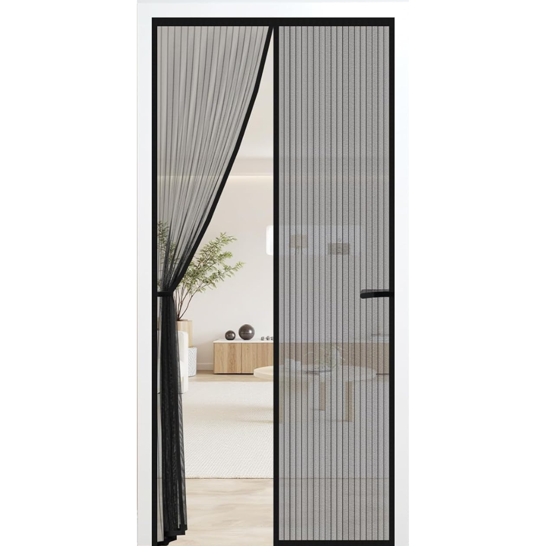 SpaceWhisper Heavy-Duty Magnetic Screen Door (36" X 82")